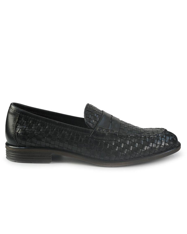 Vueva Mocassini Uomo in Pelle Intrecciata Blu MS464R18 NAVY Vueva 