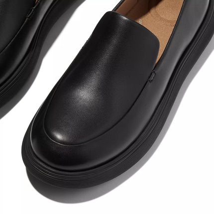FitFlop iQ-COMFF Mocassini in Pelle Nera E2W IQ-COMFF BLACK FitFlop 