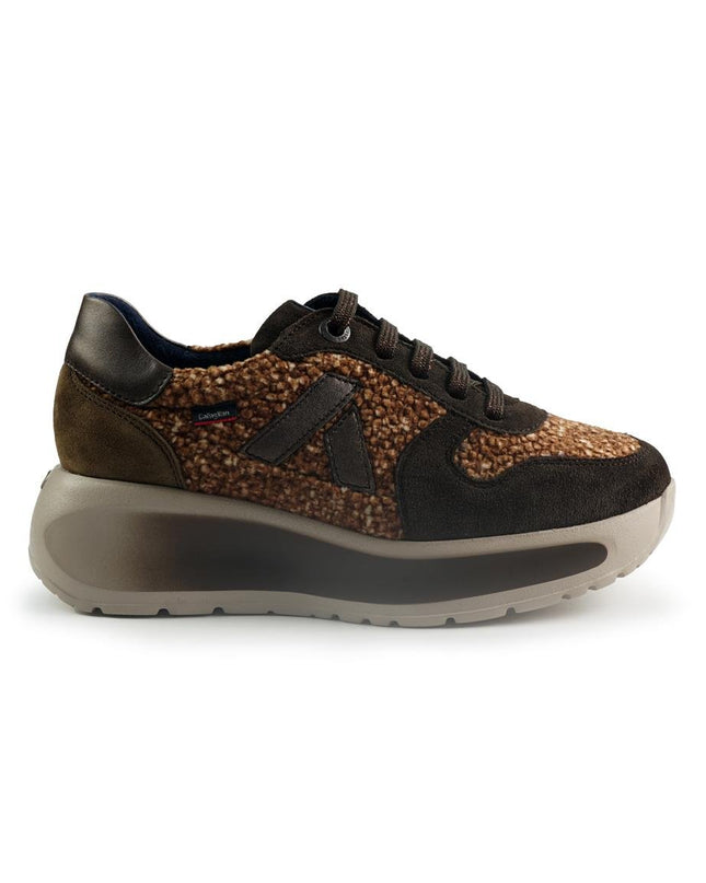 Callaghan Sneakers Donna con Zeppa in Pelle Testa di Moro - MARIO SPATARELLA