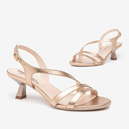 Nero Giardini Sandali Donna Tacco Svasato in Pelle Sandalo E513222DE SANDALO 434 Nero Giardini 