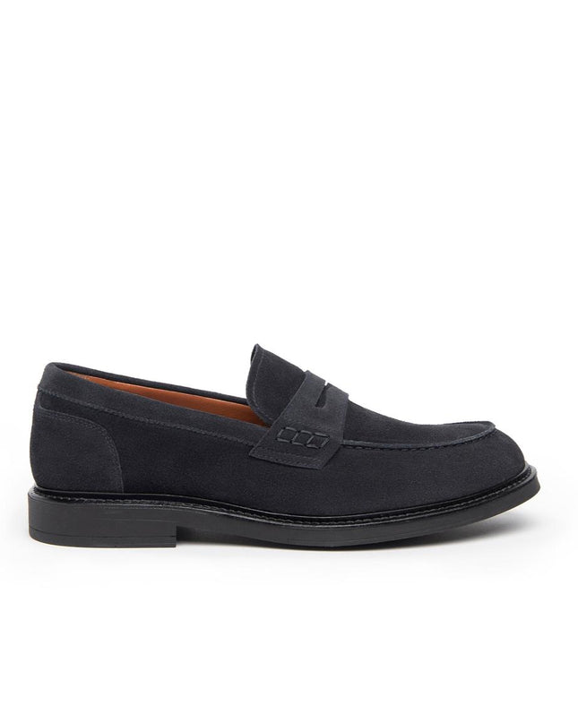 Nero Giardini Mocassini College Uomo in Camoscio Blu I400341U BLU 200 Nero Giardini 