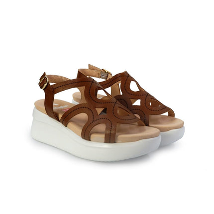 Callaghan Sandali Donna con Zeppa Platform in Pelle Camel 29929 LLANA CAMEL Callaghan 