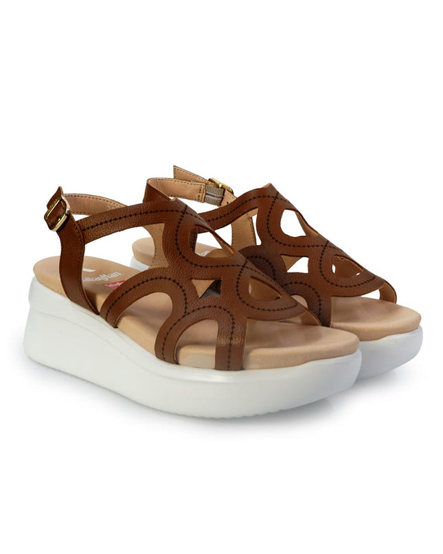 Callaghan Sandali Donna con Zeppa Platform in Pelle Camel 29929 LLANA CAMEL Callaghan 