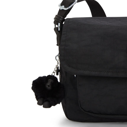 Kipling Borse con Tracolla Multitasche in Tessuto Black Noir DALMA B BLACK NOIR Kipling 