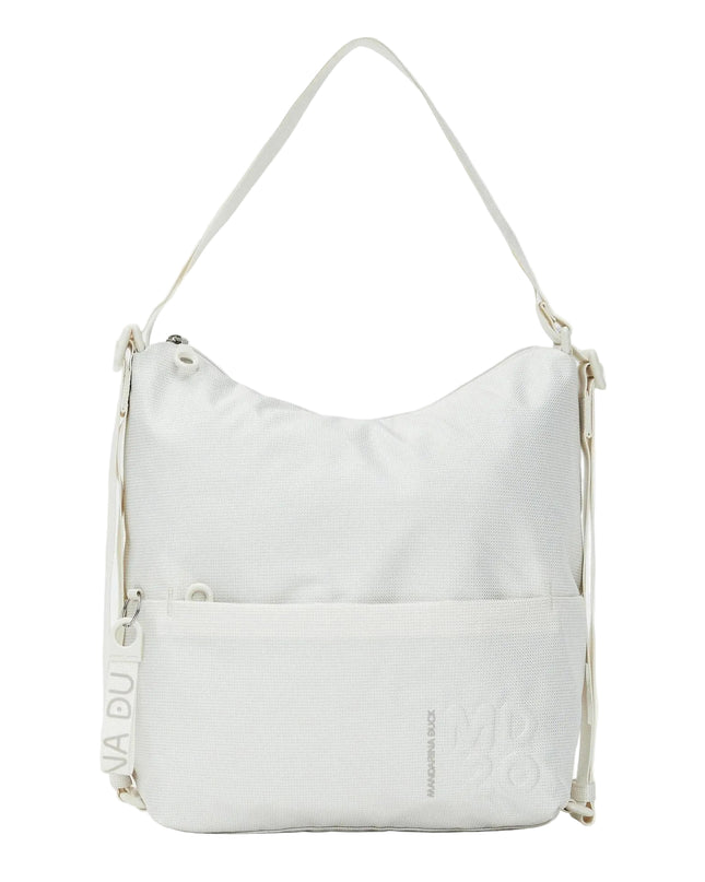 Mandarina Duck Borsa Convertibile Zaino in Tessuto Milk - MARIO SPATARELLA