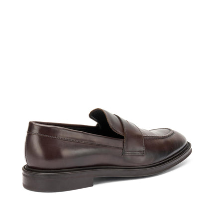 Frau Mocassini Uomo College in Pelle Bordo - MARIO SPATARELLA