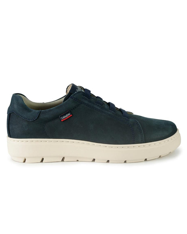 Callaghan Sneakers Uomo Bassa in Pelle Blu con Elastici 60603 ADAPTABLE AZUL Callaghan 