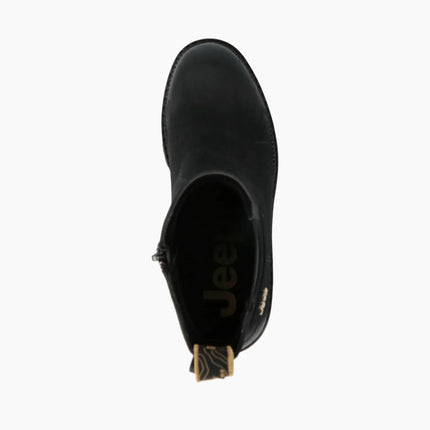 Jeep Stivaletti Donna con Tacco Nero RAVEN CHELSEA NBK BLACK Jeep Footwear 
