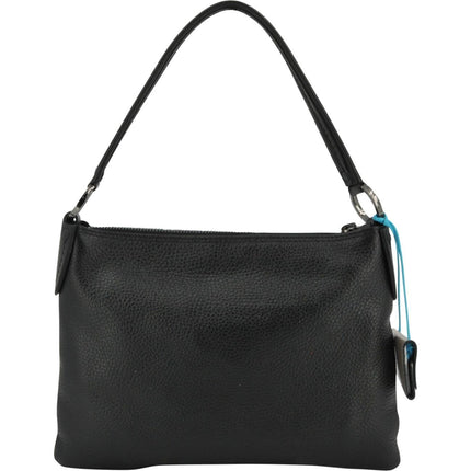 Gabs Pochette in Camoscio e Pelle Nera con Tracolla BEYONCE TG M BI BLACK BIMATERIALE Gabs 
