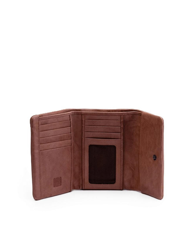 Biba Portafoglio in Pelle Taupe con Portamonete TOT1L TOMBSTONE TAUPE Biba 