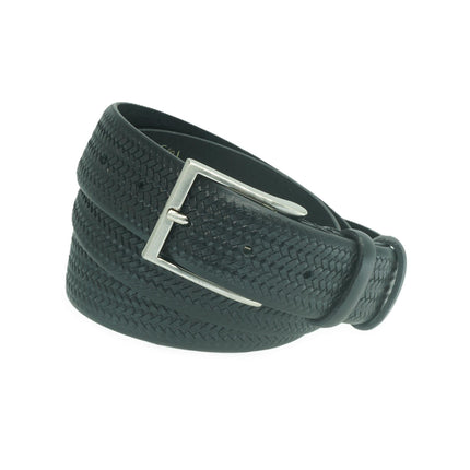 Cintura in Pelle Nera STAMPA BLACK New Belt 