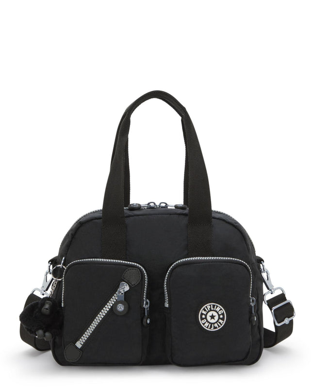 Kipling Borsa a Spalla Multitasche con Tracolla DEFEA HERITAGE KHER RAPID BLACK Kipling 