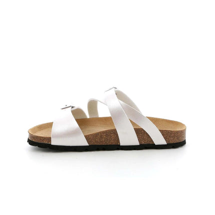 Grunland Sandali Donna Plantare Sughero Doppia Fibbia Perla CB2642 SARA PERLA Grunland 