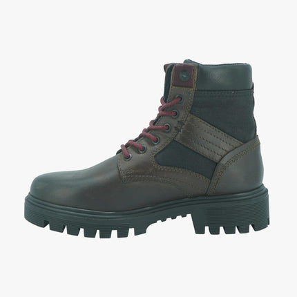 Anfibi Uomo in Pelle marrone SEATTLE COP DK BROWN Wrangler 