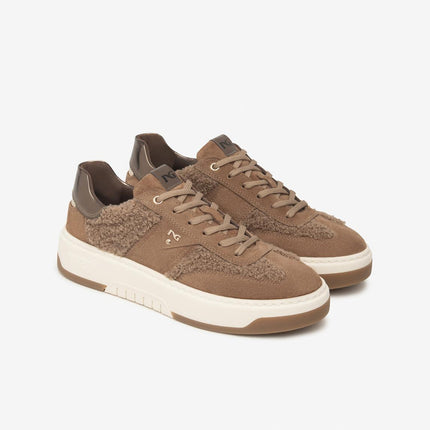 Nero Giardini Sneakers Donna in Teddi e Camoscio Mou I514226D MOU 442 Nero Giardini 