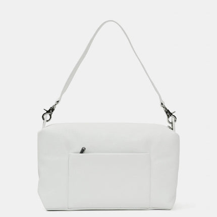 Mandarina Duck Borsa Donna a Spalla in Pelle Bianco FZTA6 MELLOW LEATHER BLANC Mandarina Duck 