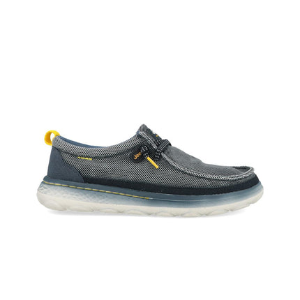 Jeep Scarpe Slip On Uomo in Canvas Blu KAUAI WALLABEE KNIT NANY Jeep Footwear 