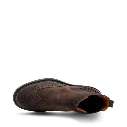 Stivaletti Chelsea Oxford Uomo in Camoscio Marrone 73C6 PEPE Frau 