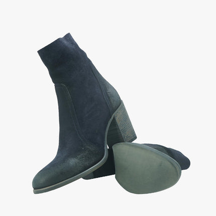 Stivaletti Donna in Camoscio Blu - MARIO SPATARELLA