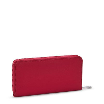 Portafogli Donna Lungo Rosso MONEY WORLD RED RED WINE Kipling 