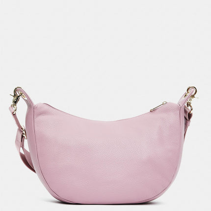 Mandarina Duck Borsa in Pelle Lilla con Tracolla FZT03 MELLOW LEATHER LILAC ROSE Mandarina Duck 