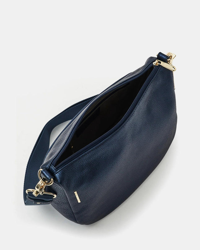 Mandarina Duck Borsa Donna con Tracolla in Pelle Metal Blue OYT79 MELLOW METAL BLUE INDIGO Mandarina Duck 