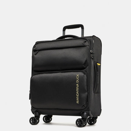 Mandarina Duck Trolley Bagaglio a Mano 4 Ruote in Tessuto Nero OTV01 ZEPHYR BLACK Mandarina Duck 