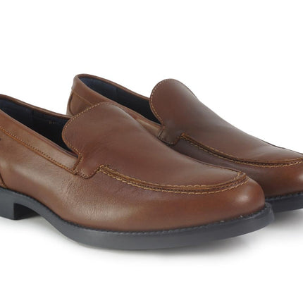 Mocassini Uomo Pelle Marrone 52903 BRIAN CUERO Callaghan 