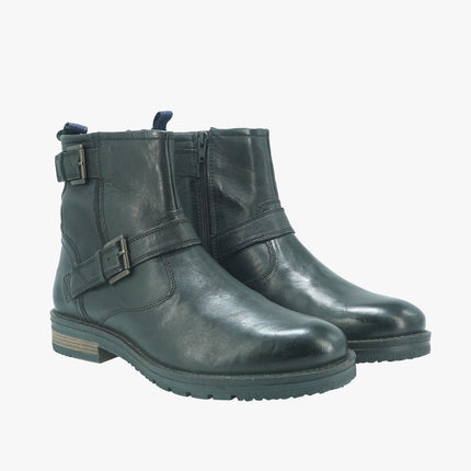 Stivaletti Uomo in Pelle BOOGIE BIKER ANTRACITE Wrangler 