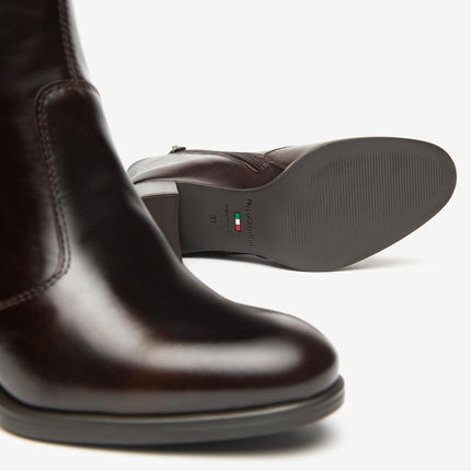 Nero Giardini Stivaletti Tronchetti Donna Pelle Testa di Moro - MARIO SPATARELLA