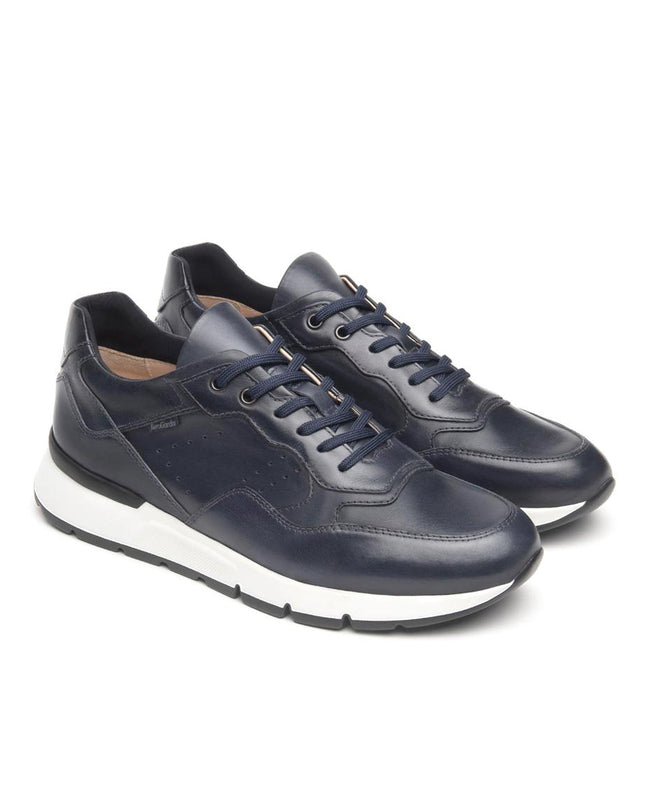NeroGiardini Sneakers Bassa Uomo in Pelle Blu E500640U INCANTO 207 Nero Giardini 