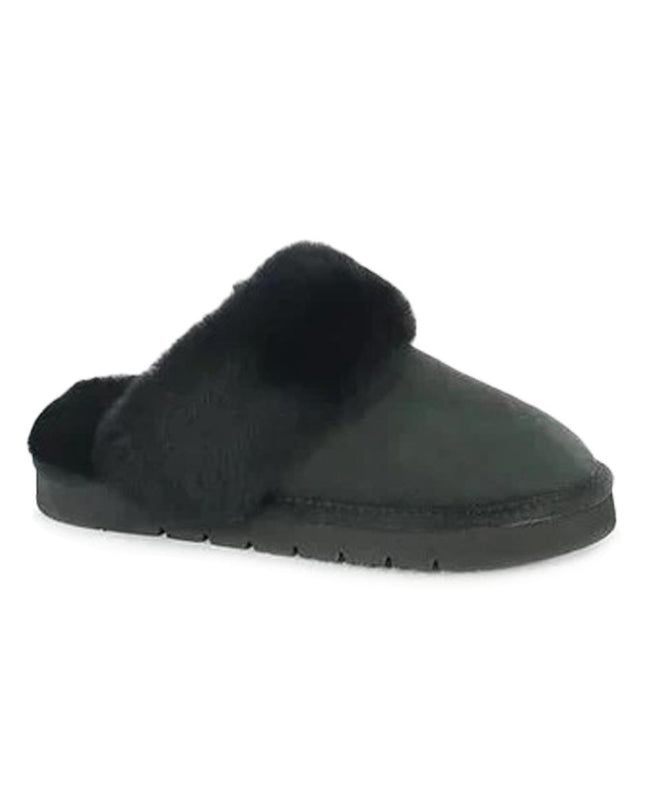 Pantofole Donna in Pelle CI2721 NERO Grunland 