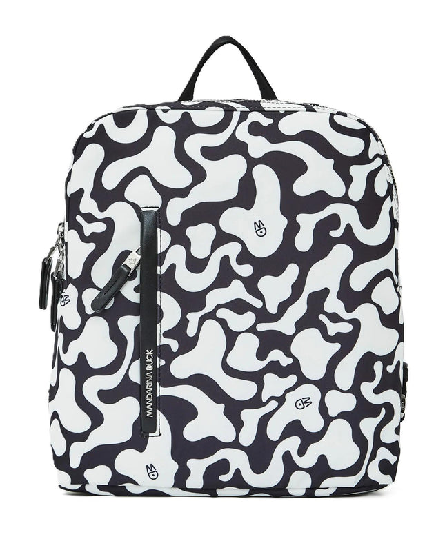 Mandarina Duck Zaino in Tessuto Fantasia Moire QHT08 HUNTER MOIRE Mandarina Duck 