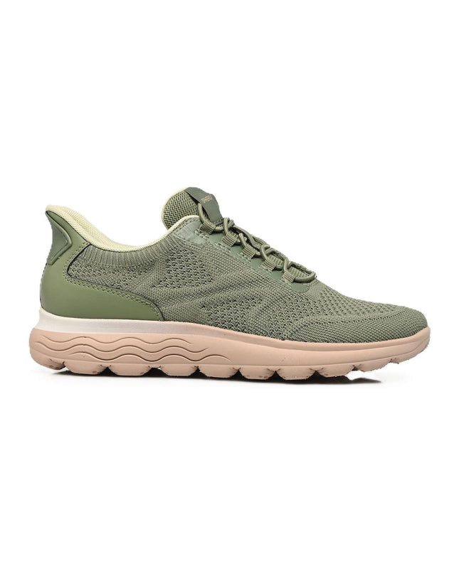 Geox Spherica Plus Sneakers Donna Bassa in Tessuto Verde D657MB SPHERICA OLIVE Geox 