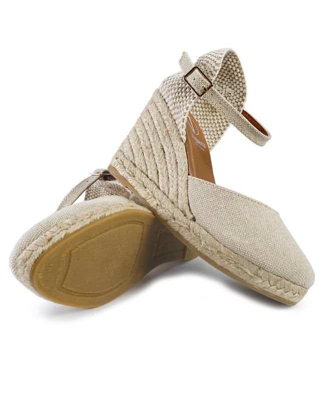 Viguera Espadrillas Alte con Cinturino Naturale 2135 NATURAL Viguera 