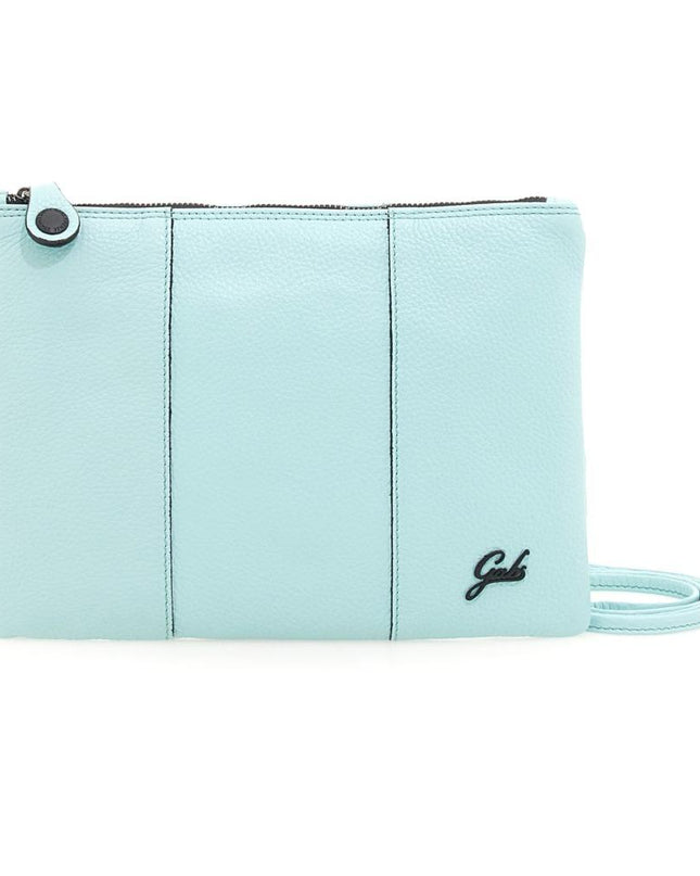 Gabs Pochette in Pelle Acqua con Tracolla BEYONCE TG M ACQUA Gabs 