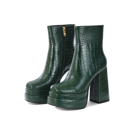 Stivaletti Donna in Cocco Verde - MARIO SPATARELLA