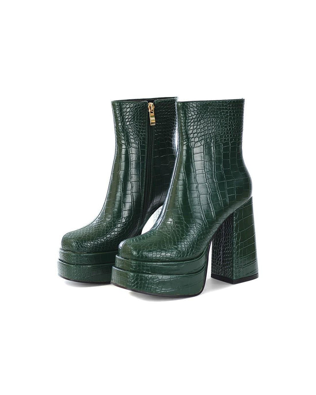 Stivaletti Donna in Cocco Verde - MARIO SPATARELLA