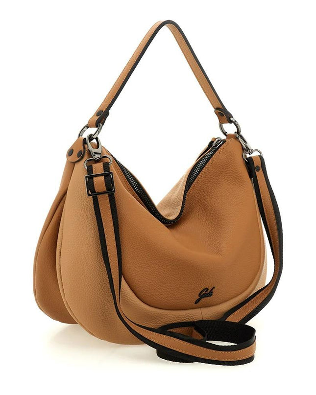 Gabs Borsa a Spalla con Tracolla in Pelle Ghianda Cuoio MARTY TG M GHIANDA CAMOSCIO Gabs 