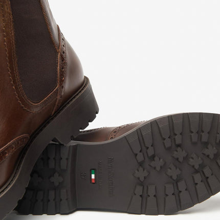 Nero Giardini Stivaletti Chelsea Oxford Donna Pelle marrone - MARIO SPATARELLA