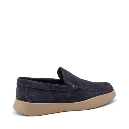 Mocassini Uomo in Pelle Camoscio Blu 13D0 BLU Frau 
