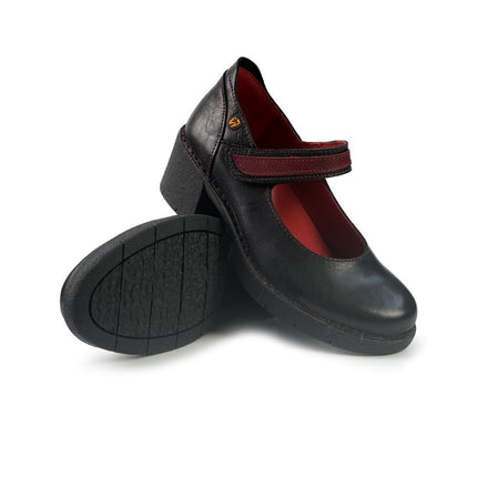 Jungla Pumps Donna con Tacco in Pelle Nero 8318 BLACK Jungla 