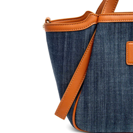 NeroGiardini Borsa Donna con Tracolla in Tessuto Jeans - MARIO SPATARELLA