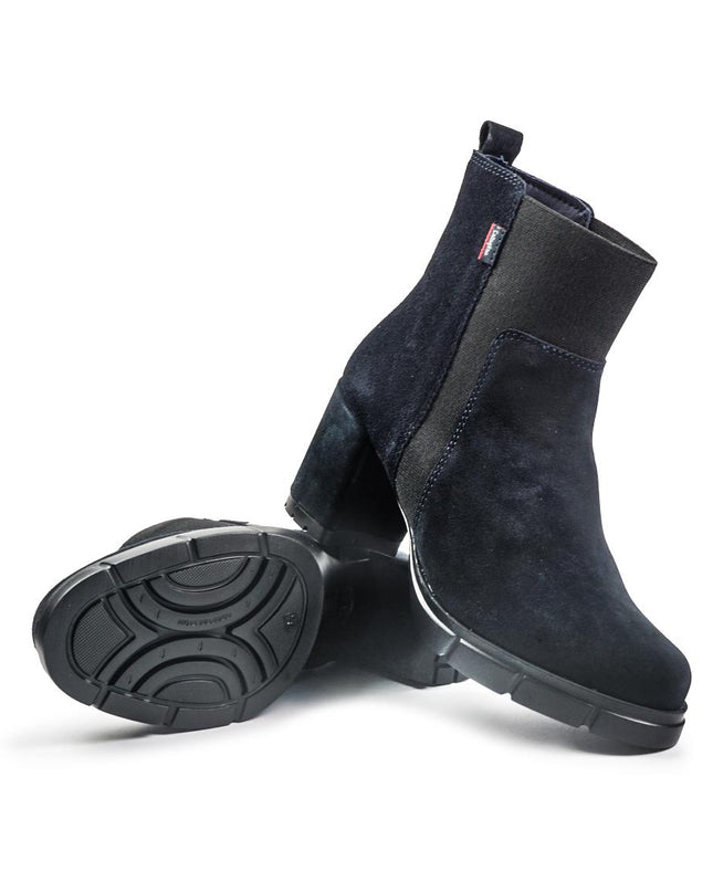 Callaghan Stivaletti Chelsea Donna con Tacco in Camoscio Blu 31019 PANDORA BLUE Callaghan 