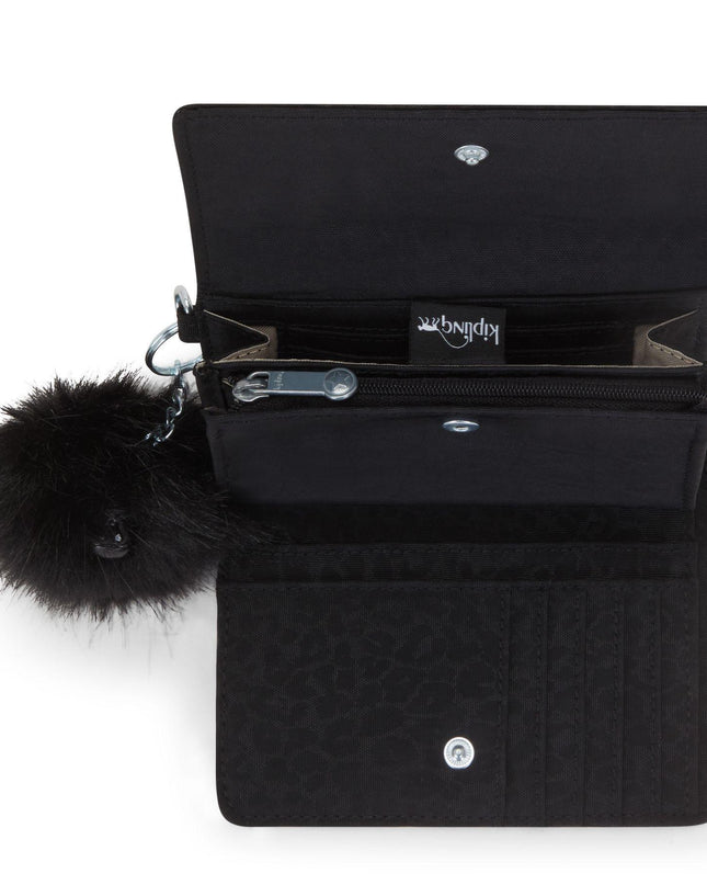 Portafogli Donna Multitasche con Portachiavi Nero - MARIO SPATARELLA