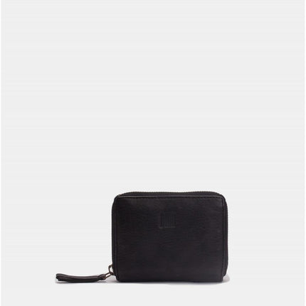 Biba Portafoglio Donna in Pelle Nera con Zip BT11 BOSTON BLACK Biba 