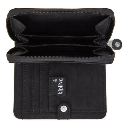 Kipling Portafogli Donna Multitasche in Tessuto Nero MONEY LOVE BLACK NOIR Kipling 