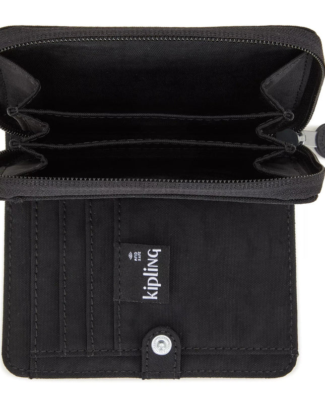 Kipling Portafogli Donna Multitasche in Tessuto Nero MONEY LOVE BLACK NOIR Kipling 