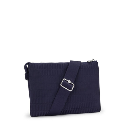 Kipling Borsa Pochette con Tracolla in Tessuto Notturno Blue - MARIO SPATARELLA