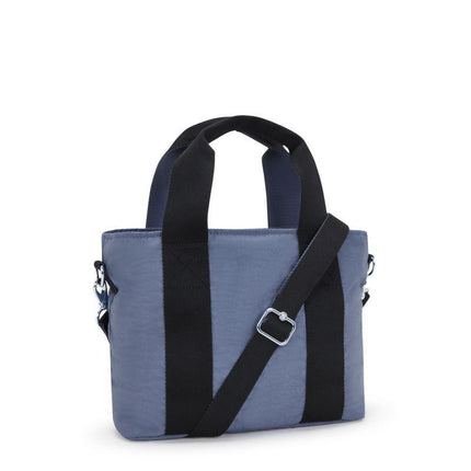 Borsa Tote con Tracolla Blu jeans MINTA M BLUE LOVER Kipling 